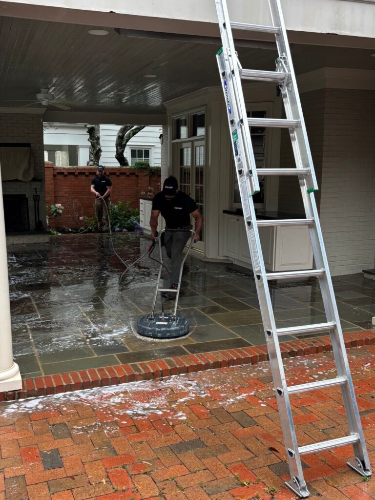 Pressure wash deck and walkways Woodford Green