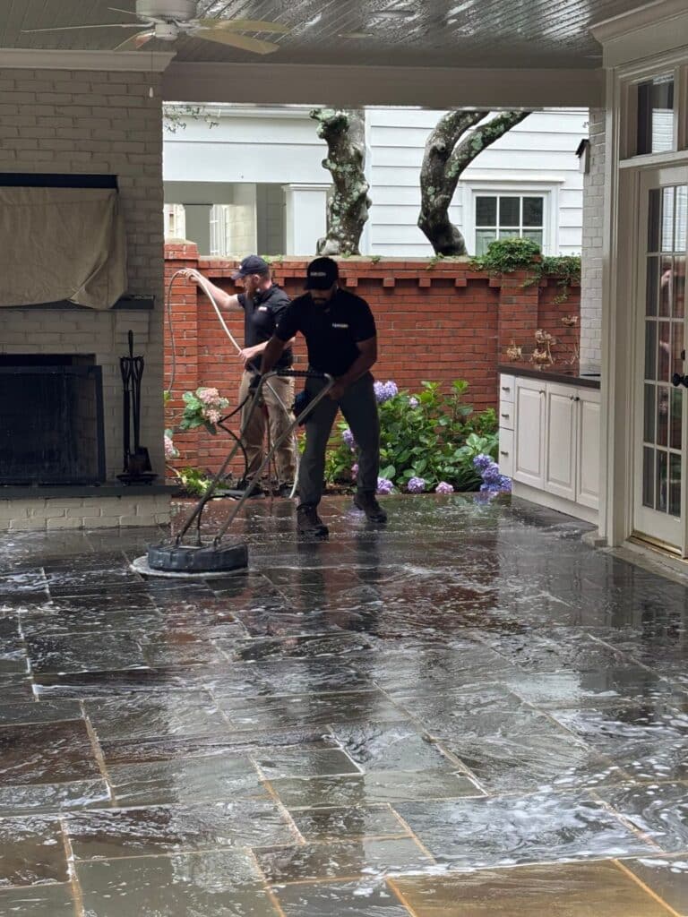 Pressure wash deck and walkways Woodford Green